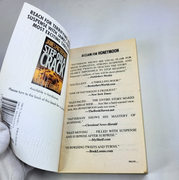 Honeymoon Paperback Book by James Patterson & Howard Roughan - Picture 12 of 12